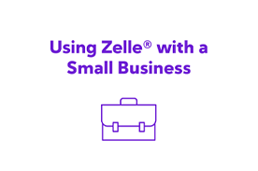 Using Zelle for small business